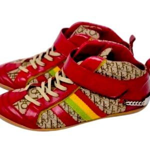 💫Host Pick💫 Dior Monogram Rasta Sneakers Sz6.5 RARITY